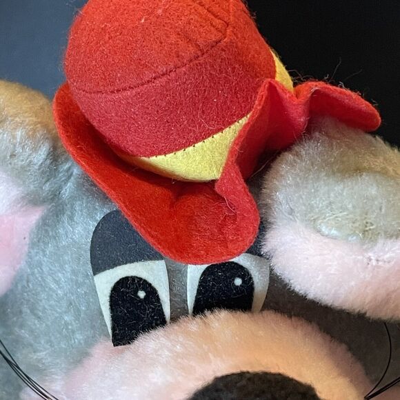 Chuck E Cheese Plush Rat Mouse 14" Vtg Late 70s Pizza Time Theatre Orig Owner - Picture 7 of 13